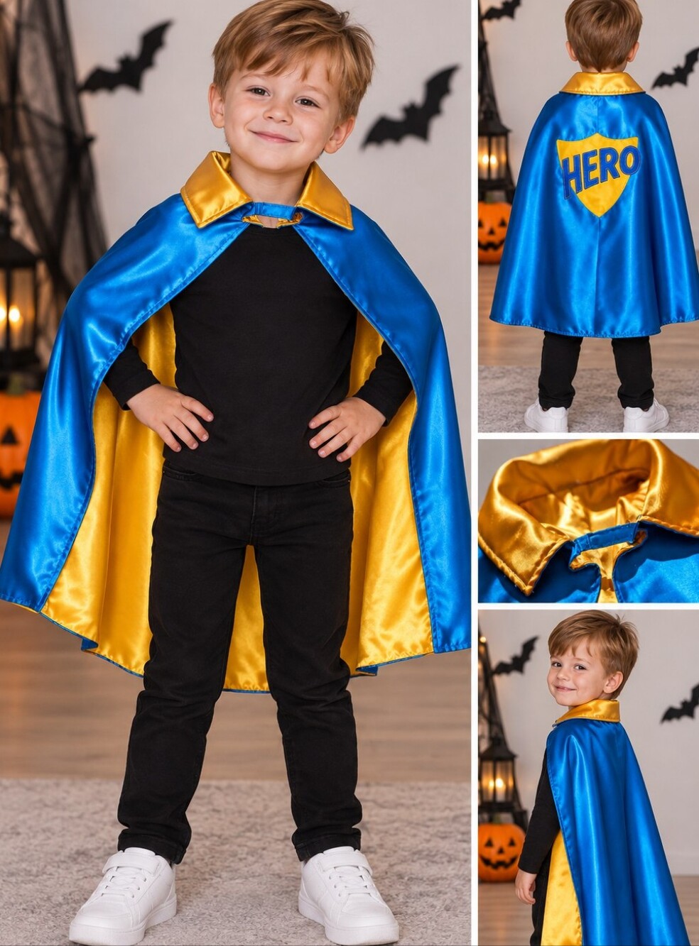 Kids Superhero Cape – Halloween Costume